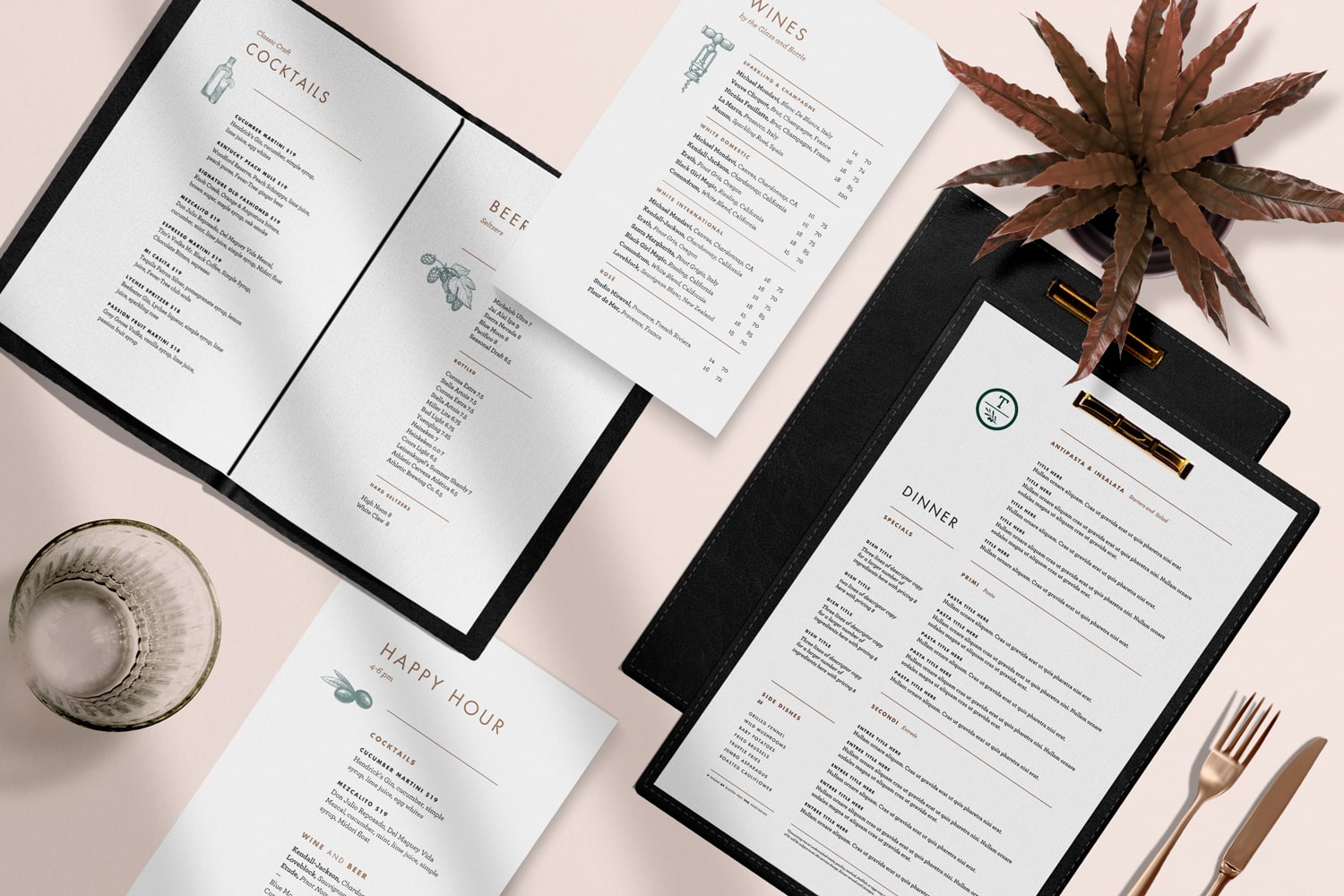 Mediterranean Menu Template