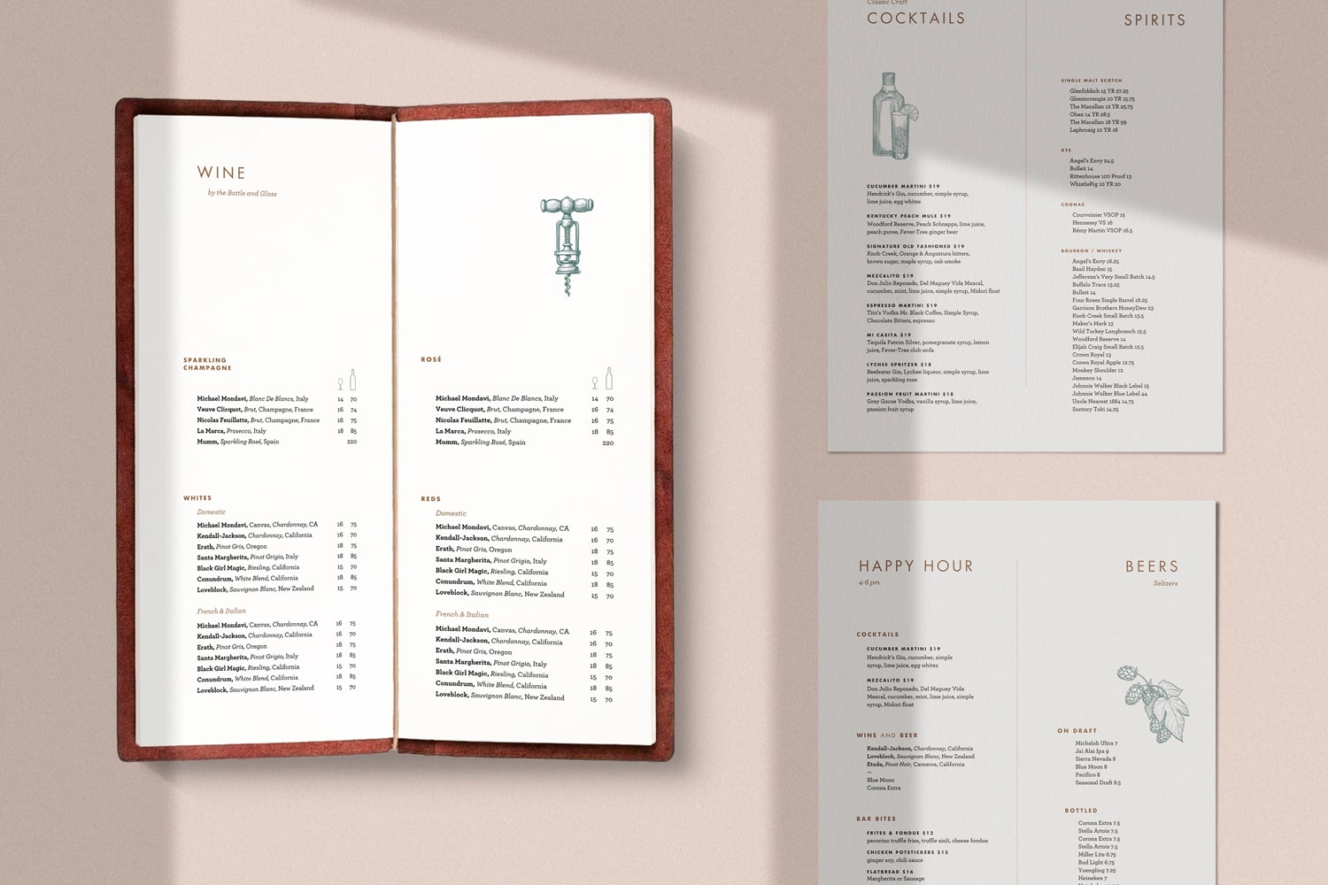 Mediterranean Menu Template