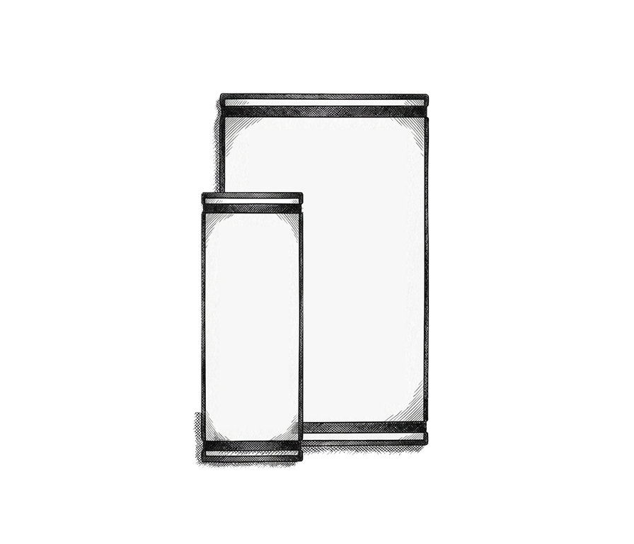 Notched Menu Board Overlay