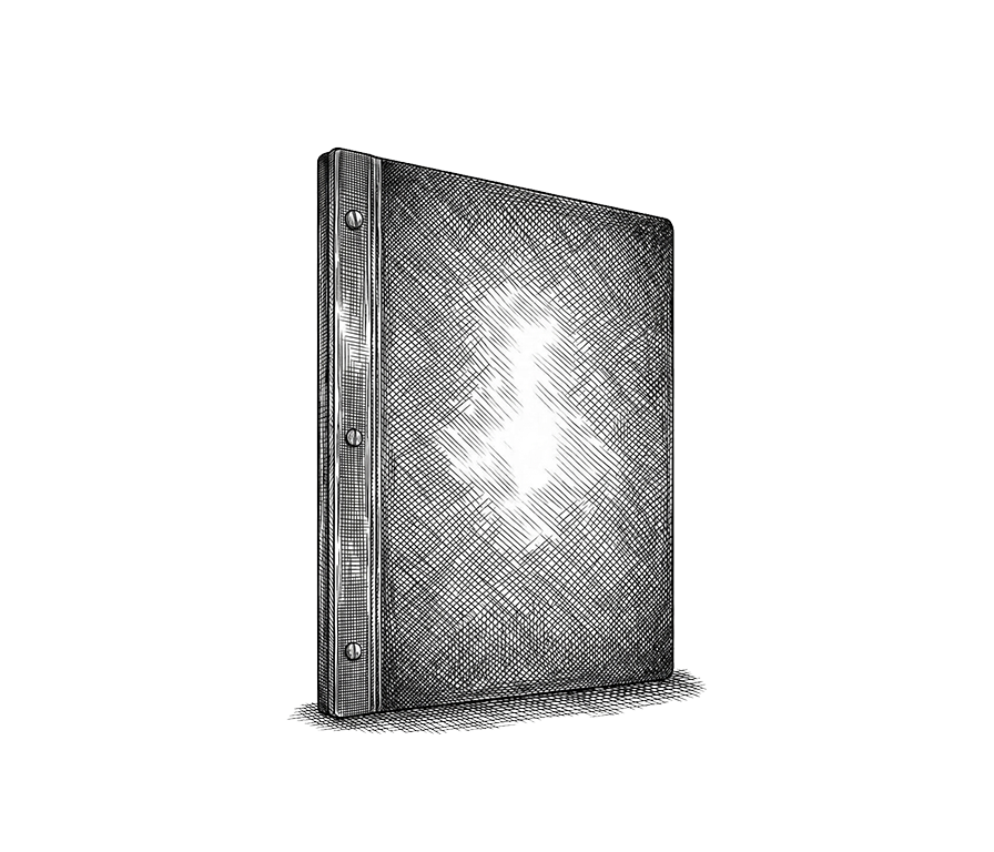 Leather Screwpost Book